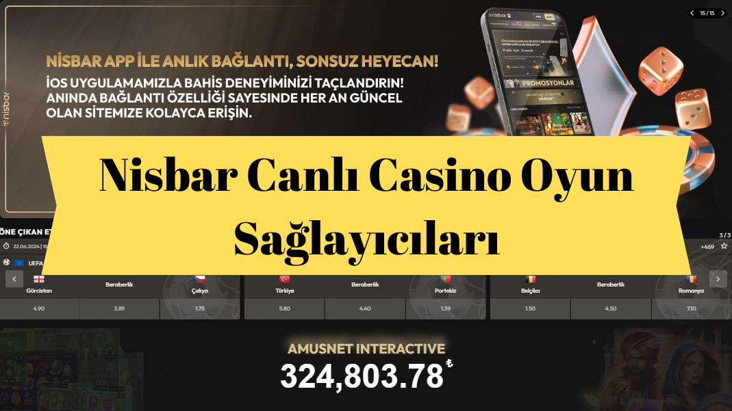 Nisbar Canlı Casino Oyun Sağlayıcıları