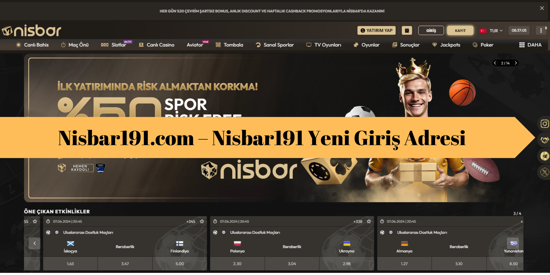 Nisbar191.com – Nisbar191 Yeni Giriş Adresi