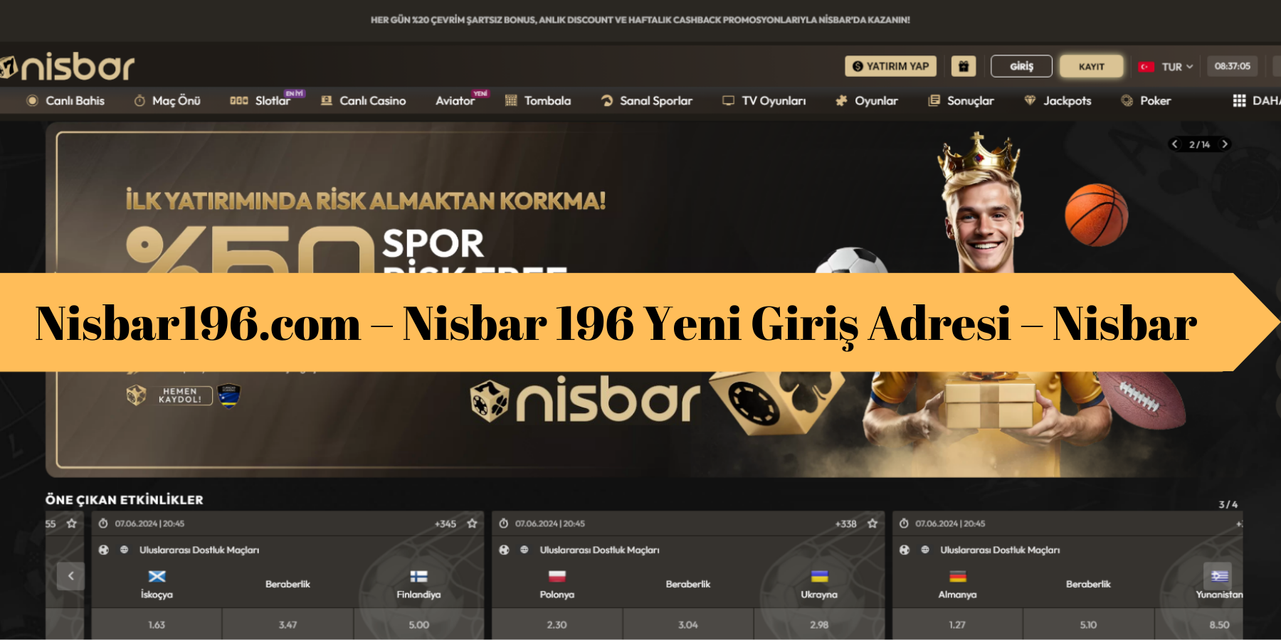 Nisbar196.com – Nisbar 196 Yeni Giriş Adresi – Nisbar