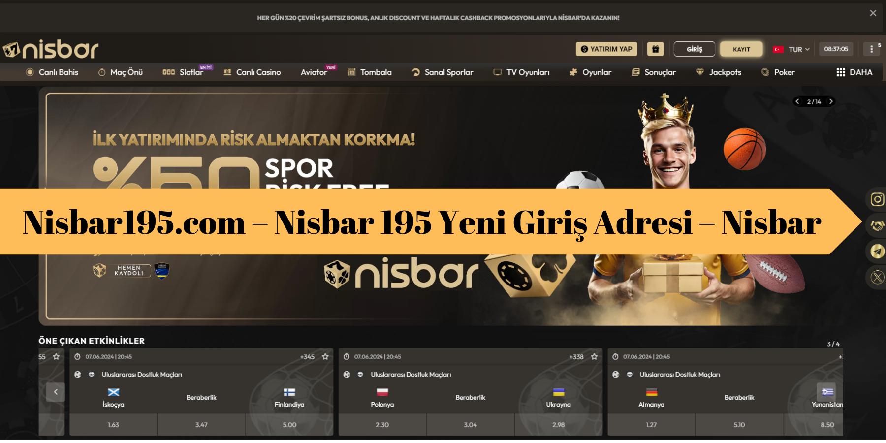 nisbar195 - yeni giriş adresi